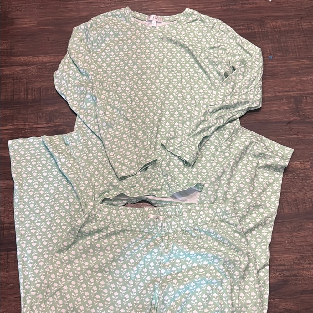 Lake Long Green Pajamas